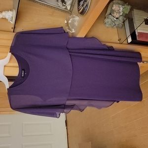 GLAMOUR 1 PIECE DRESS IN PLUM COLOR 8 Petite